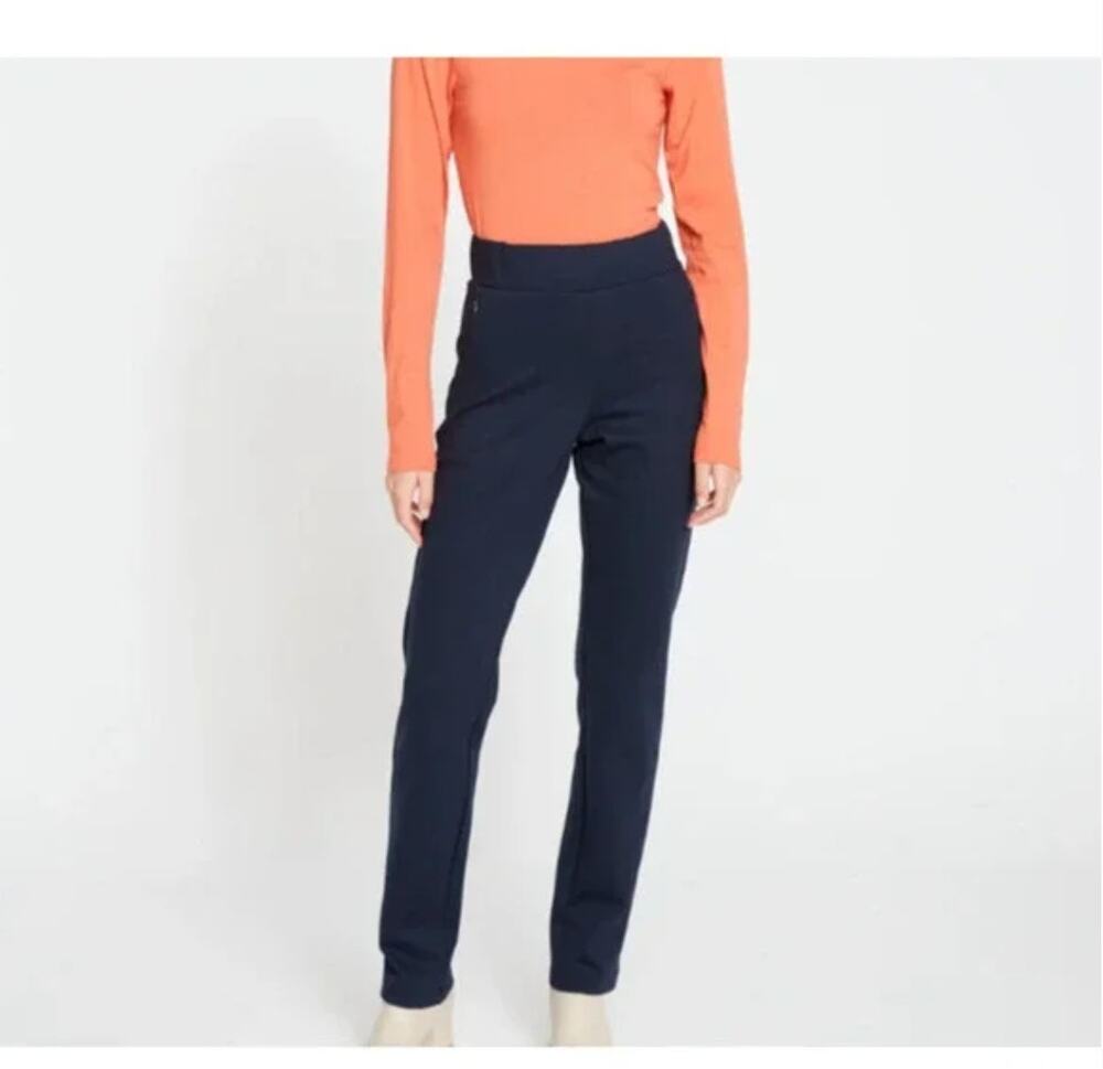 Universal Standard Pull On Bootcut Ponte Pants 4XS 00 0 2XS NWT Trousers Blue